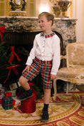 Load image into Gallery viewer, WILLIAM TARTAN ROUGE DRESSY SET
