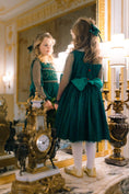 Load image into Gallery viewer, SARAH EMERALD SMOCKED DRESS
