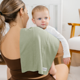 Load image into Gallery viewer, Cotton Burp Cloths in Sage
