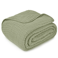 Load image into Gallery viewer, Adult Muslin Blanket in Sage
