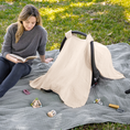 Load image into Gallery viewer, Baby Car Seat Cover in Sand
