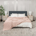 Load image into Gallery viewer, Adult Waffle Blankets in Blush
