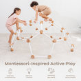 Load image into Gallery viewer, Wooden Climber for Kids in White

