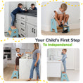 Load image into Gallery viewer, 2-Step Wooden Stool for Kids
