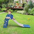 Load image into Gallery viewer, 3-in-1 Kids Slide Baby Play Climber Slide Set with Basketball Hoop
