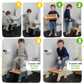 Load image into Gallery viewer, 1-Step Wooden Stool for Kids
