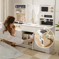 Load image into Gallery viewer, Tiny Land® Play Kitchen with Running Water - Iconic Aqua Kitchen in Cream
