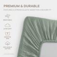 Load image into Gallery viewer, Muslin Fitted Bassinet Crib Sheet
