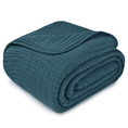 Load image into Gallery viewer, Adult Muslin Blanket in Neptune

