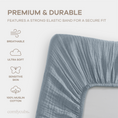 Load image into Gallery viewer, Muslin Fitted Bassinet Crib Sheet
