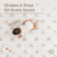 Load image into Gallery viewer, Play Mat with Non-Slip Bottom in Rainbow
