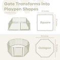 Load image into Gallery viewer, Playpen for Toddler and Babies in Sage
