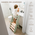 Load image into Gallery viewer, Kids Step Stool for Ages 3+ in Sage
