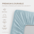Load image into Gallery viewer, Muslin Fitted Bassinet Crib Sheet
