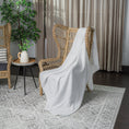 Load image into Gallery viewer, Adult Waffle Blankets in White

