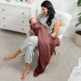 Load image into Gallery viewer, Baby Muslin Blanket in Wine
