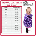 Load image into Gallery viewer, Car Seat Coat | The Road Coat Vegan - Purple Raptor
