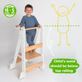 Load image into Gallery viewer, Adjustable Foldable Kitchen Tower
