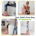 Load image into Gallery viewer, 2-Step Wooden Stool for Kids
