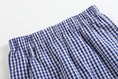 Load image into Gallery viewer, 4th of July Royal Blue Gingham American Flag Shirt and Shorts Set
