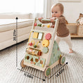 Load image into Gallery viewer, Tiny Land® Sage Green Wooden Baby Walker
