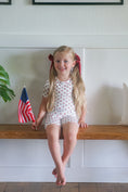 Load image into Gallery viewer, Red White & Blue Tulip 2pc Bamboo Pajamas
