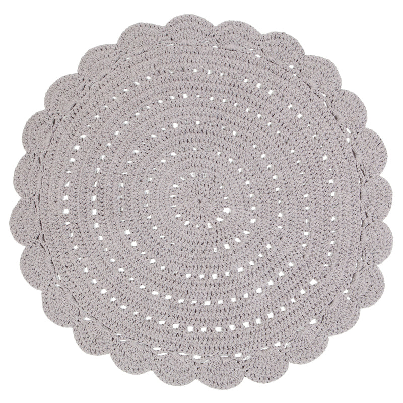 ALMA LINEN hand crochet children's rug