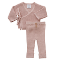 Load image into Gallery viewer, Blush Pink Knit Wrap Set
