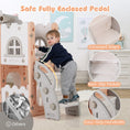 Load image into Gallery viewer, All-in-1 Toddler Slide Playset Playground with Tunnel and Ladder and Basketball
