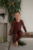 Load image into Gallery viewer, Bamboo Two Piece Pajamas | Christmas Plaid
