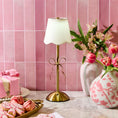 Load image into Gallery viewer, LED Portable Cordless Gold Bow Table Lamp
