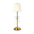 Load image into Gallery viewer, LED Portable Cordless Gold Bow Table Lamp
