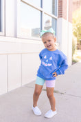 Load image into Gallery viewer, Pastel Gingham Jack-o-Lantern Crewneck Sweatshirt or Romper
