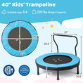 Load image into Gallery viewer, 40 Inch Trampoline for Kids Indoor Outdoor Fitness Trampoline

