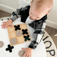 Load image into Gallery viewer, Silicone & Beechwood Tic Tac Toe
