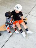 Load image into Gallery viewer, Orange and Black Check
