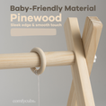 Load image into Gallery viewer, Baby Play Gym in Natural Wood
