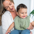 Load image into Gallery viewer, Muslin Bibs in Sage
