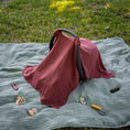 Load image into Gallery viewer, Baby Car Seat Cover in Wine
