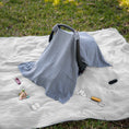 Load image into Gallery viewer, Baby Car Seat Cover in Pacific Blue

