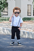 Load image into Gallery viewer, Signature White with Black Stripe

