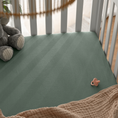 Load image into Gallery viewer, Muslin Fitted Crib Sheet
