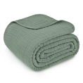 Load image into Gallery viewer, Adult Muslin Blanket in Fern
