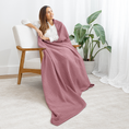 Load image into Gallery viewer, Adult Waffle Blankets in Mauve
