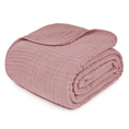 Load image into Gallery viewer, Adult Muslin Blanket in Mauve

