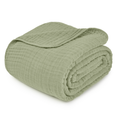 Load image into Gallery viewer, Adult Muslin Blanket in Sage
