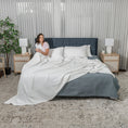Load image into Gallery viewer, Adult Waffle Blankets in White
