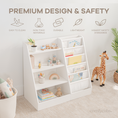 Load image into Gallery viewer, Kids Bookshelf - White
