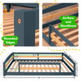 Load image into Gallery viewer, Full-Size Montessori Floor Bed with Strong Slatted Frame

