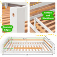 Load image into Gallery viewer, Full-Size Montessori Floor Bed with Strong Slatted Frame
